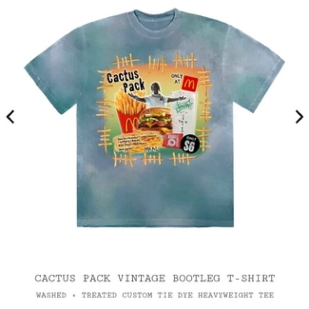 Cactus Jack Mc Donald’s Tee Large